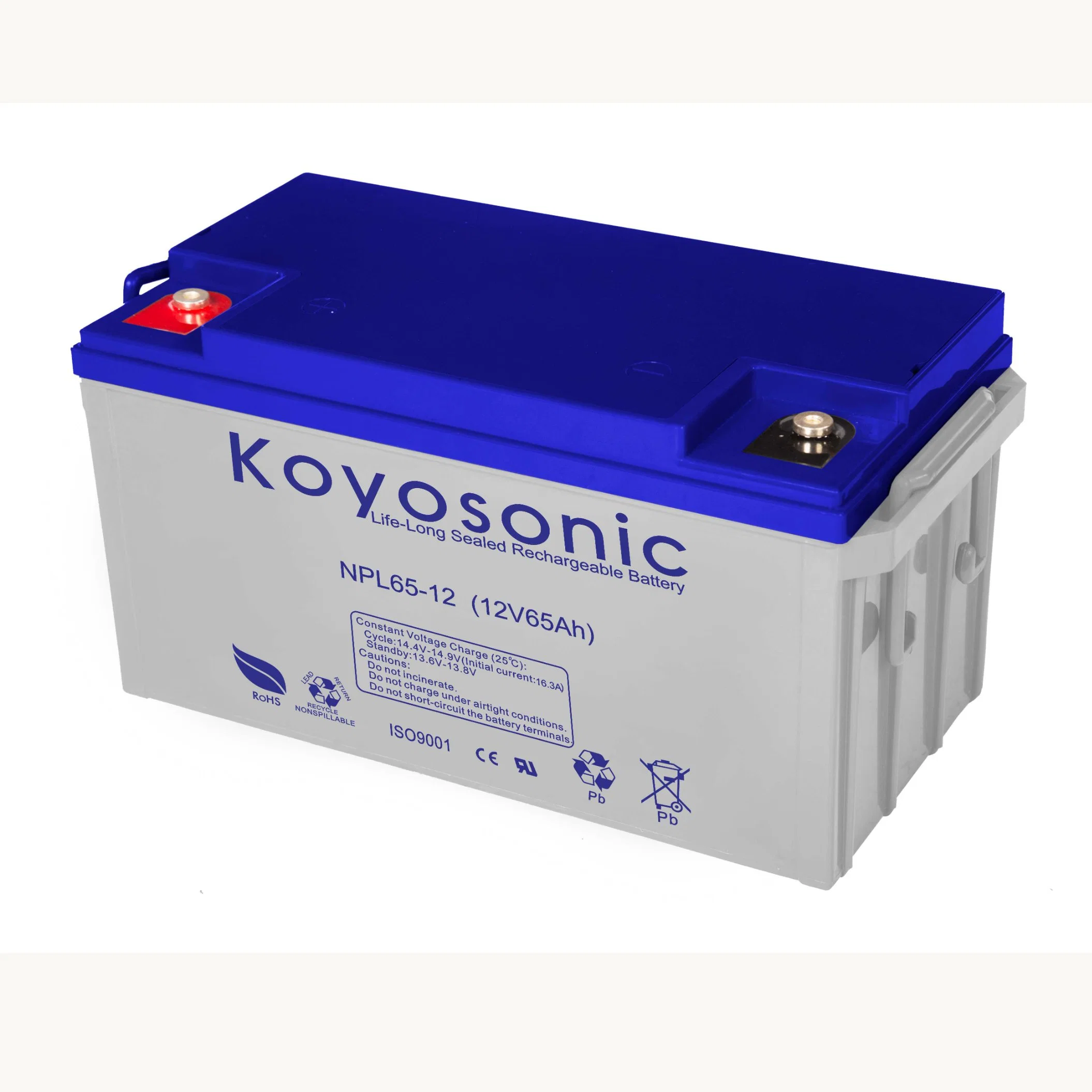 Motive Power AGM Traction Battery 12V 75ah Battery for Electric Vehicles