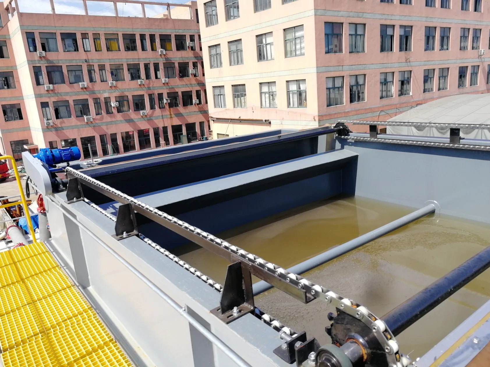 Water Treatment Plant Flat-Flow Dissolved Air Flotation Solid-Liquid Separation Equipment