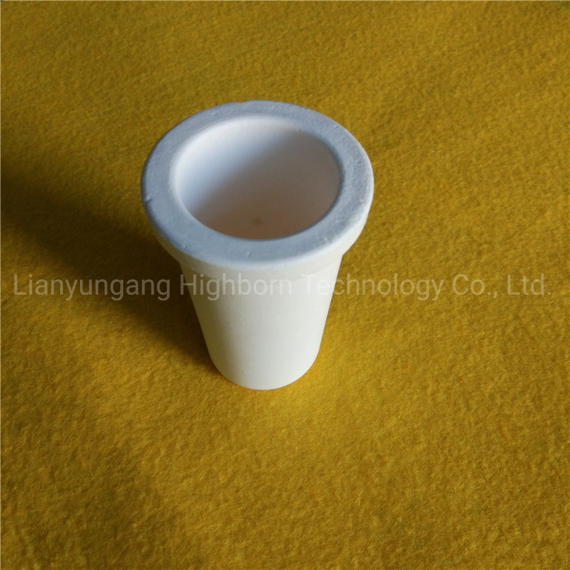 Custom High Temperature Refractory MGO Ceramic Metal Melting Crucible Strong Acid and Alkali Resistance