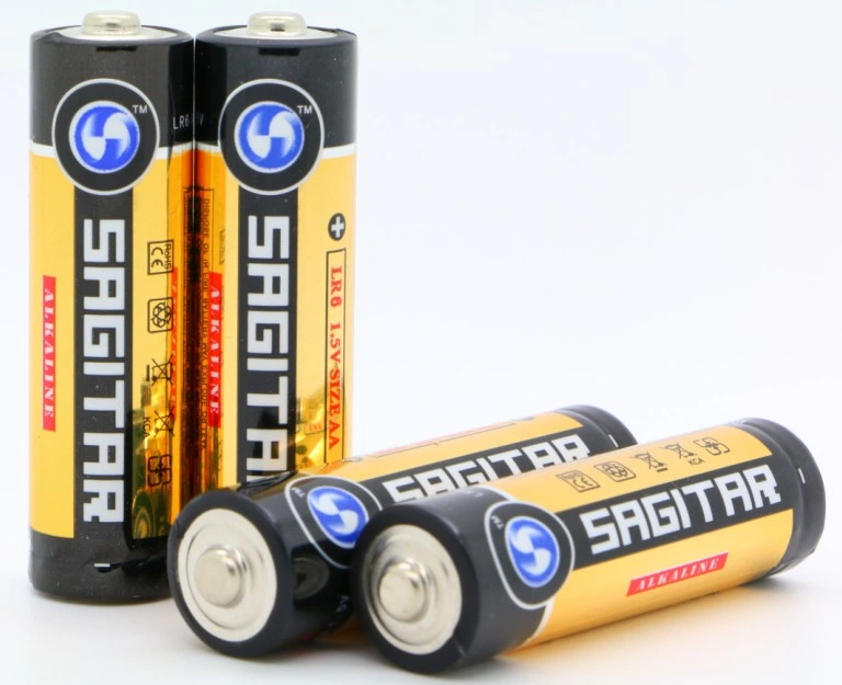 AA Lr6 Batteries High Performance Heavy Duty Dry