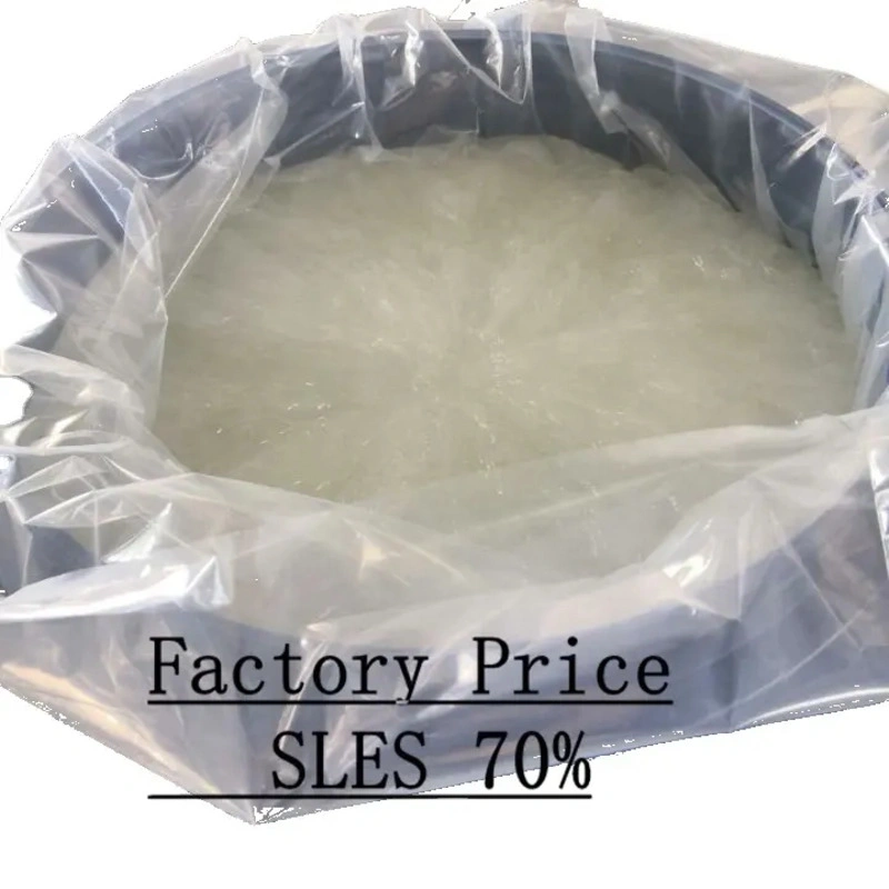 Factory Price Raw Material 70% Cleaning Chemical Cosmetic Surface Disposal Agent SLES