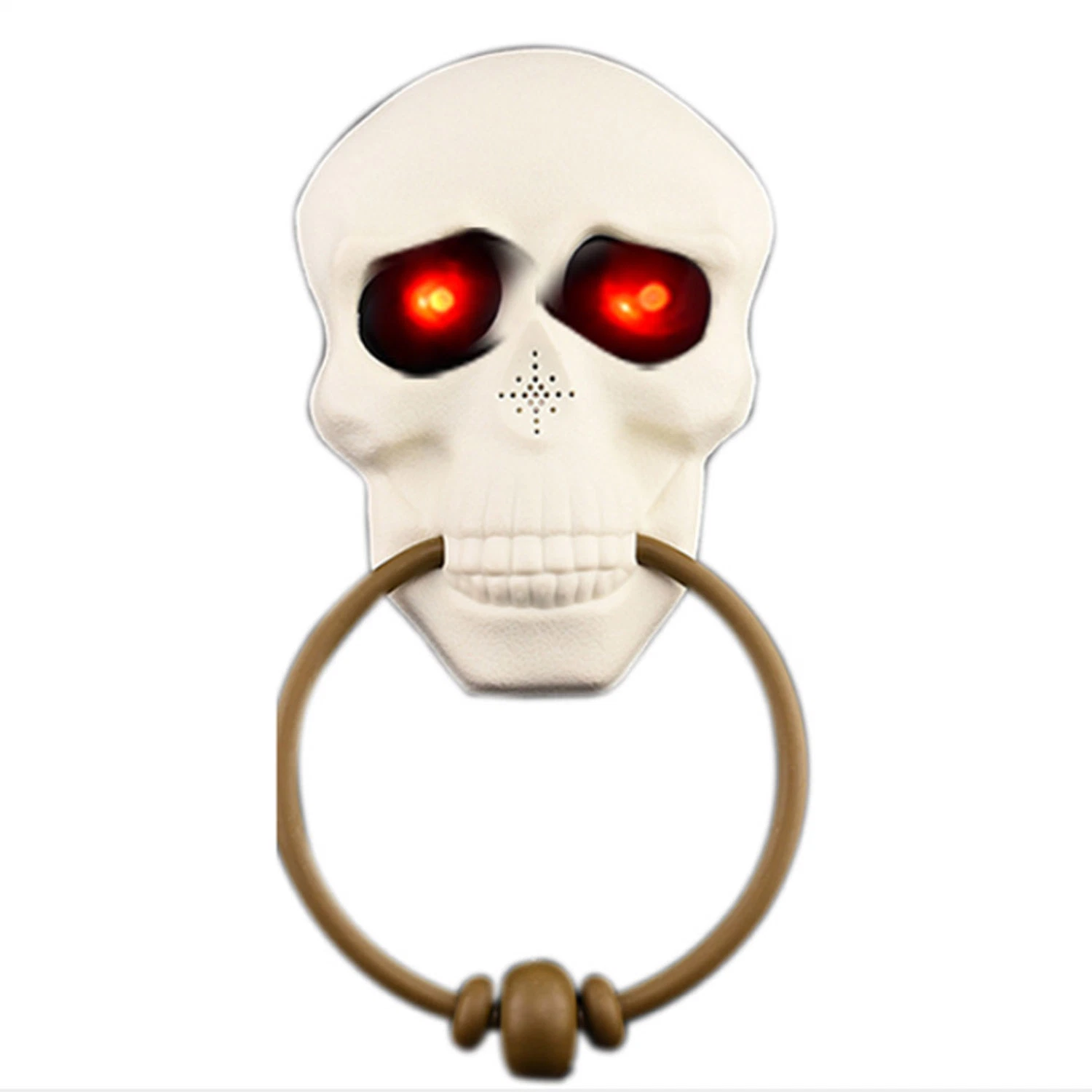 Halloween Skull LED Light Eyeball Sound Scary Doorbell