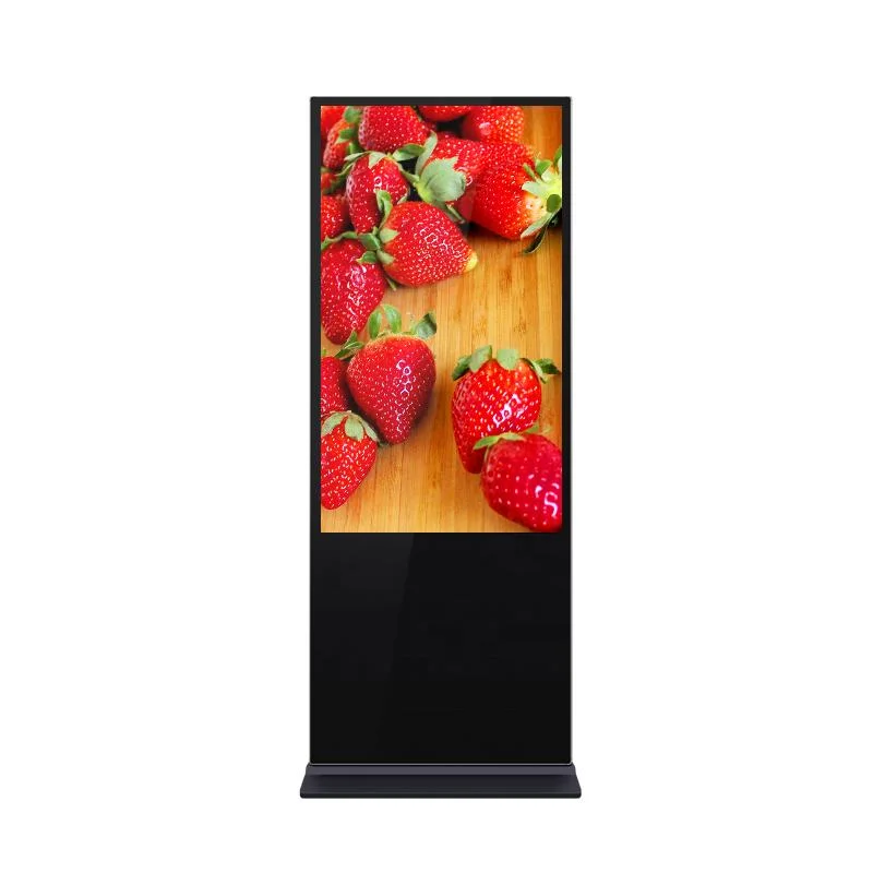 شاشة الأشعة تحت الحمراء Totem Digital Signage WiFi LED Poster Brightness Standing ملصق LED لإعلانات الشاشات الكاملة