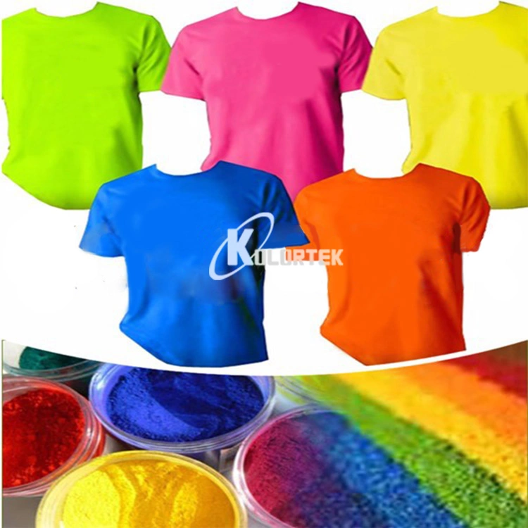 Pigment fluorescent en poudre pour impression textile encre plastique