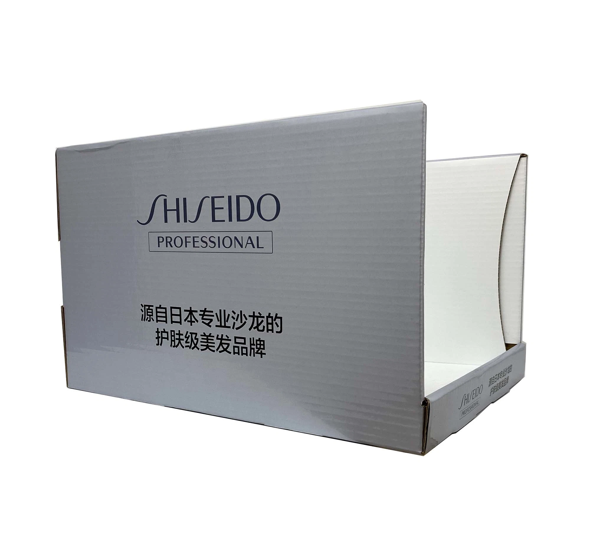 Ready Shelf Packaging Shipping Box Pop POS Display Case for Cosmetic Marketing