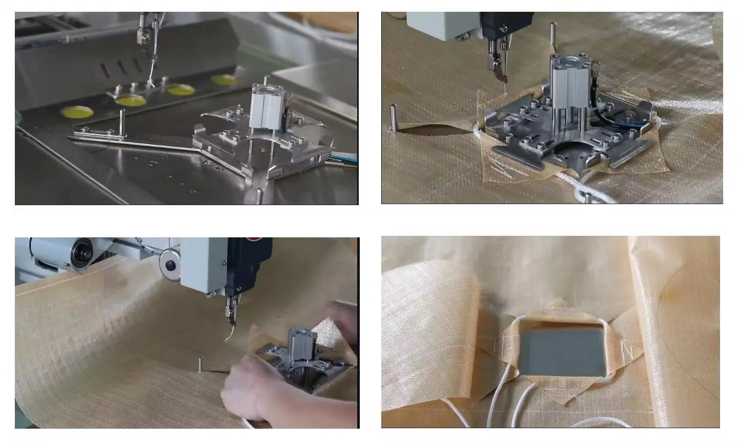 Dispositivo plegable de fondo transversal especial para la parte superior e inferior del ordenador Abertura transversal de material de la máquina de costura automática de la bolsa de contenedor