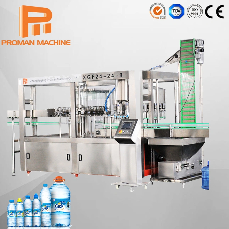 Glass Bottle Fruit Juice Mixing Filling Machine / Beverage Bottling Equipment / Production