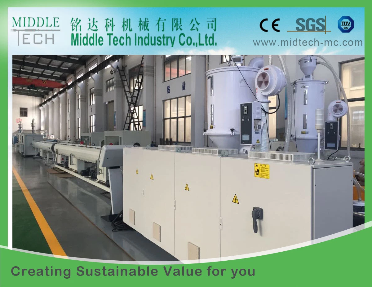 (China wholesale price) Plastic PE PP LDPE Dual Water/Gas Pipe Making Machinery