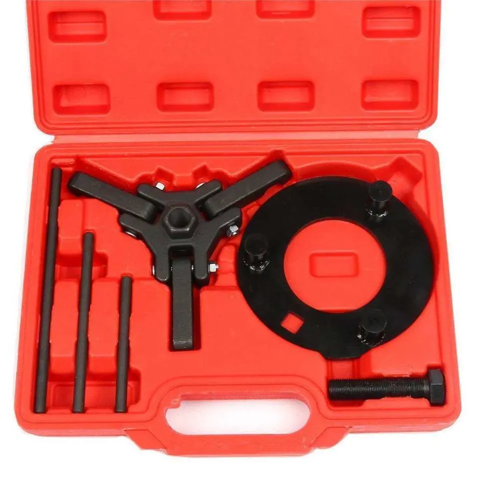 Großhandel DNT Hand Werkzeuge Harmonic Balancer 3 Jaw Extractor Riemenscheibe Set Adjustable Harmonic Damper Installer Tool Kit