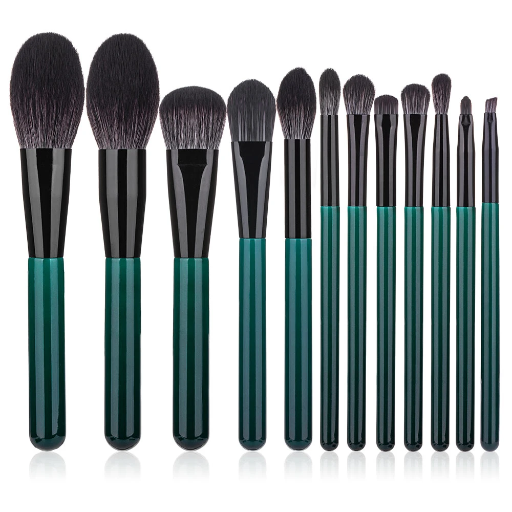 Nylon Fiber Hair Cosmetic Tools 12PCS High quality/High cost performance  Makeup Brushes Set Foundation Powder Blush Eye Shadow Make up Brush