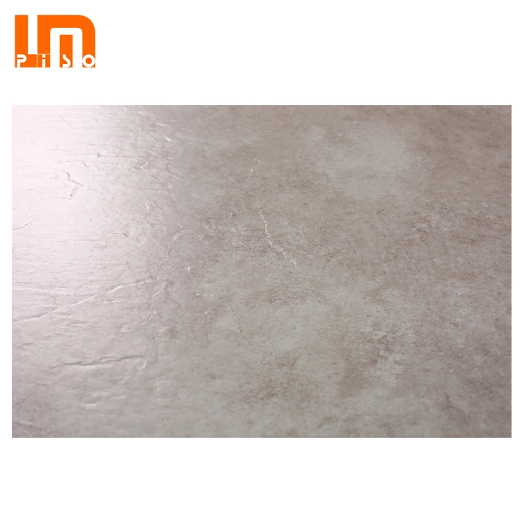 Top Quality Commercial Indoor Luxury Peel and Stick Non-Slip Fire Resistant Glue Dwon Wooden Stone Design 3mm PVC Laminated Vinyl Floor Tile/ Spc Flooring