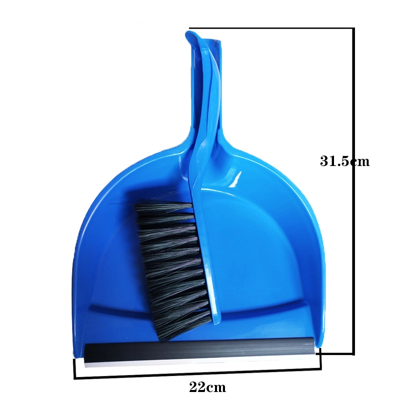 Set Plastic Dustpan BSCI Factory Plastic Sweep Barroom Set Barom Y juego de cubo de basura Cleaning Dustpan