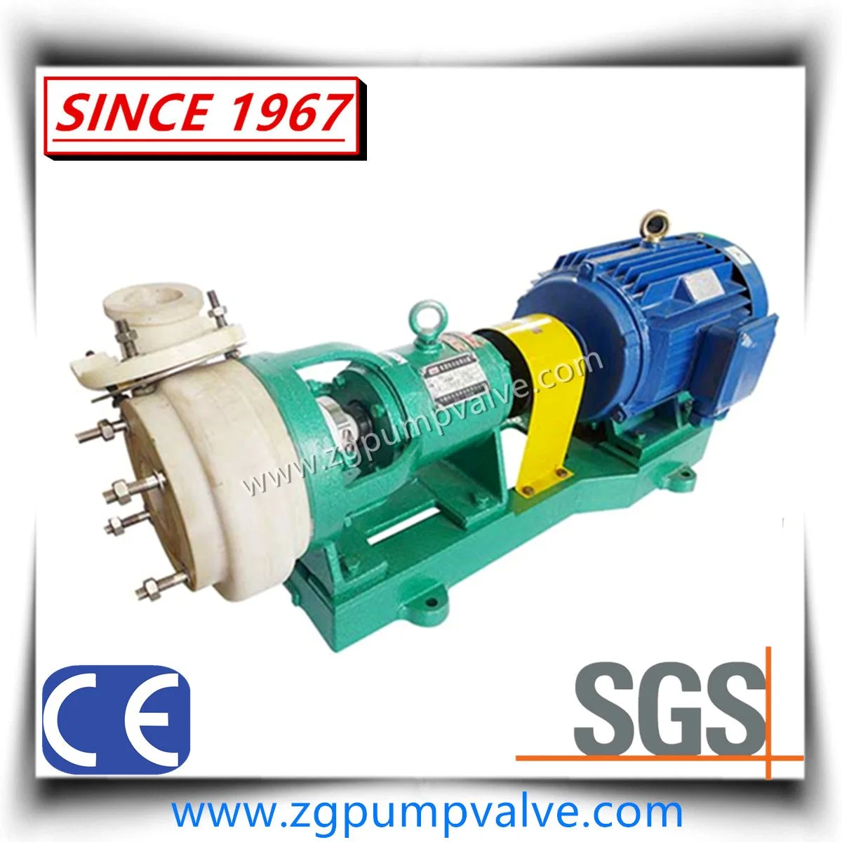 PTFE, F46, PFA, PP, Fluorine Plastic Lining, Lined Magnetic Self-Priming Pump