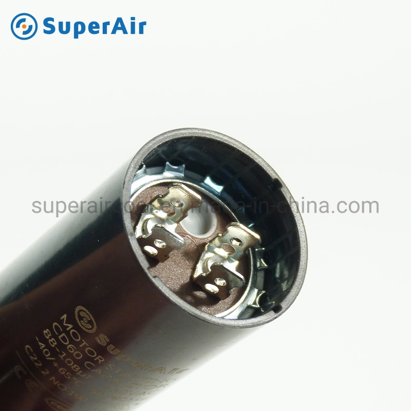 CD60 Motor Start Run Capacitor 110V 220V 330V CE TUV UL