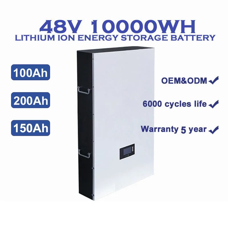 Bateria 48V parede Powerwall 100ah bateria de iões de lítio 48V