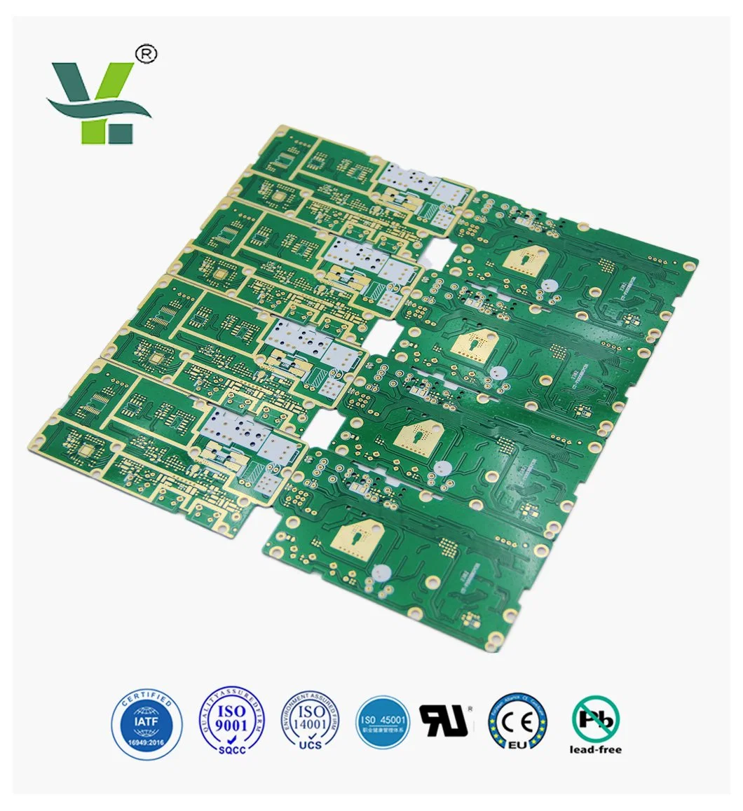 Fabricant de PCB L'or d'immersion de la carte de circuit imprimé de la carte mère de la machine sans fil