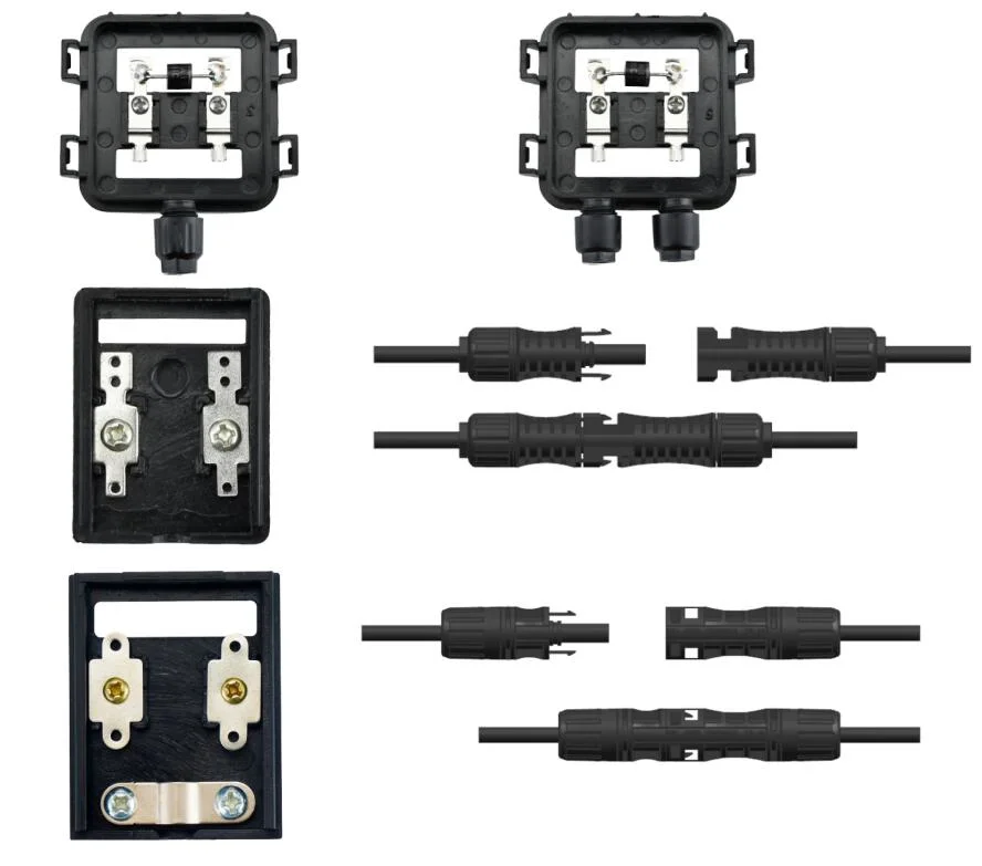 Outdoor Electronic Plastic Terminal Connecting Waterproof Solar Cable Junction Box