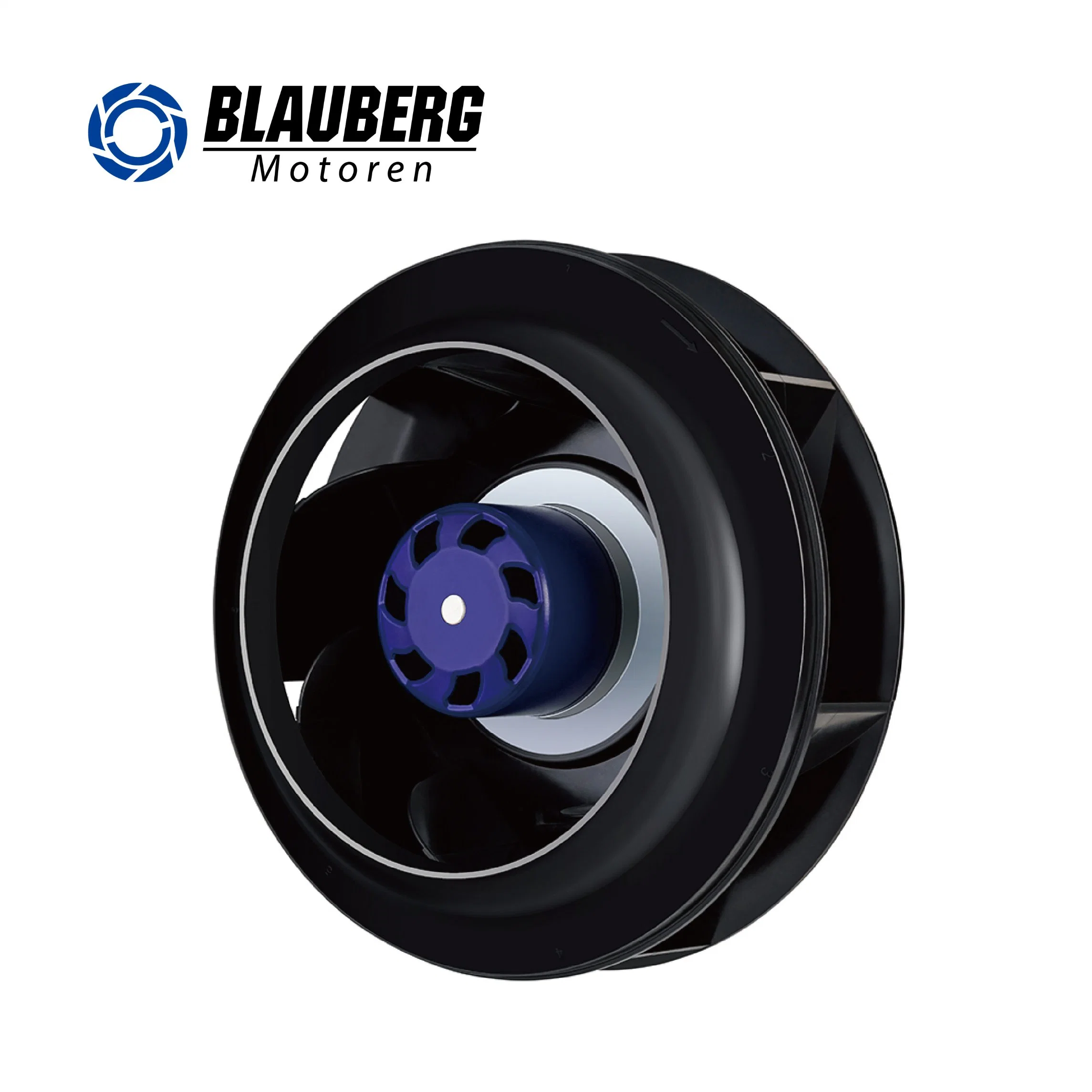 Moteur à rotor externe Blauberg 115V 225mm de diamètre Super silencieux en plastique pour le matériel de nettoyage du ventilateur centrifuge avec UL