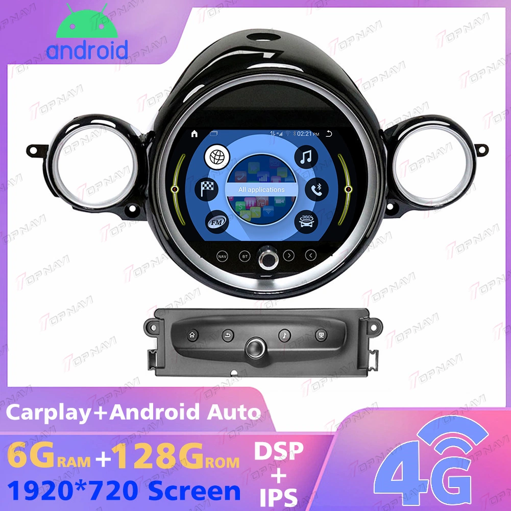 9 polegada para BMW Mini Cooper R56 2011-2016 estéreo para automóvel Android Leitor Multimédia cabeça da unidade de navegação GPS