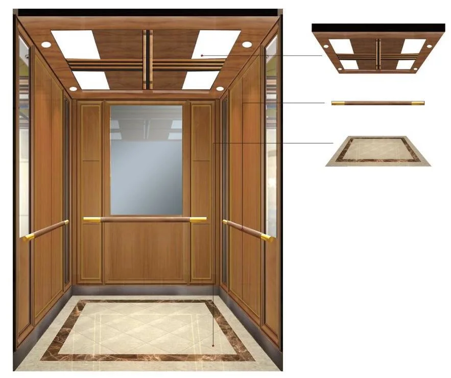 Home Passenger Lift Villa Residential Elevator with Stable Quality