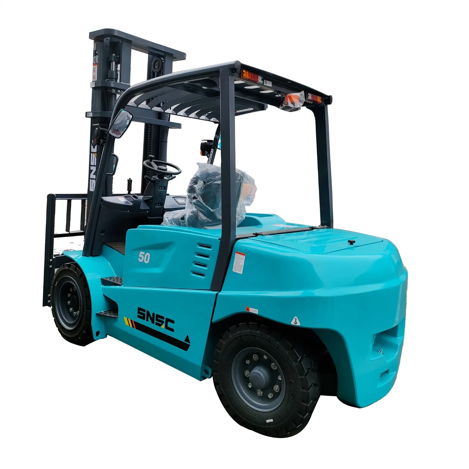 Full AC Motor System 80V Battery Truck 5ton Electric Forklift