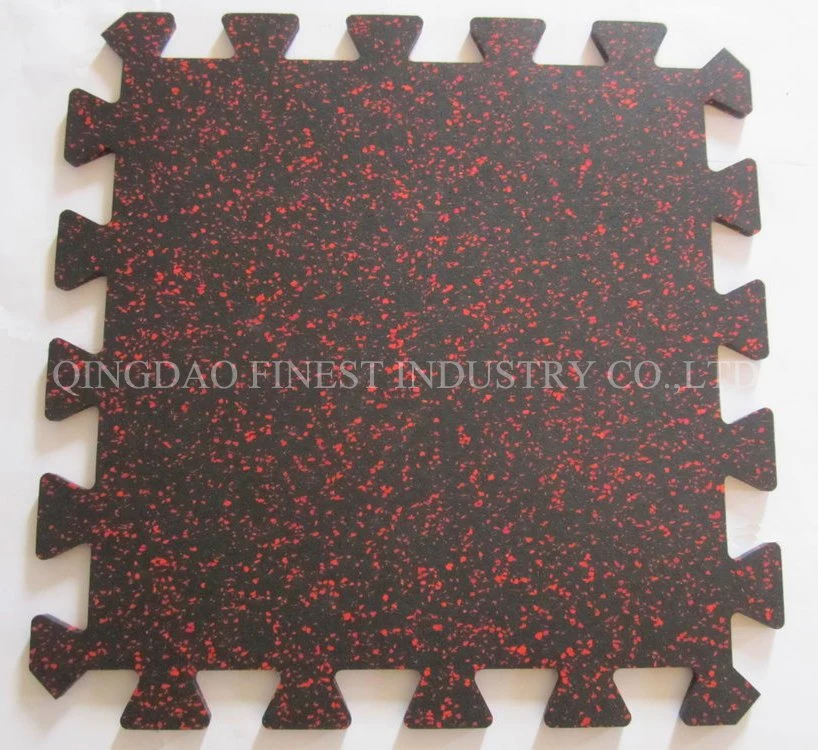 Interlocking Puzzle 10% EPDM Speckles Rubber Mat