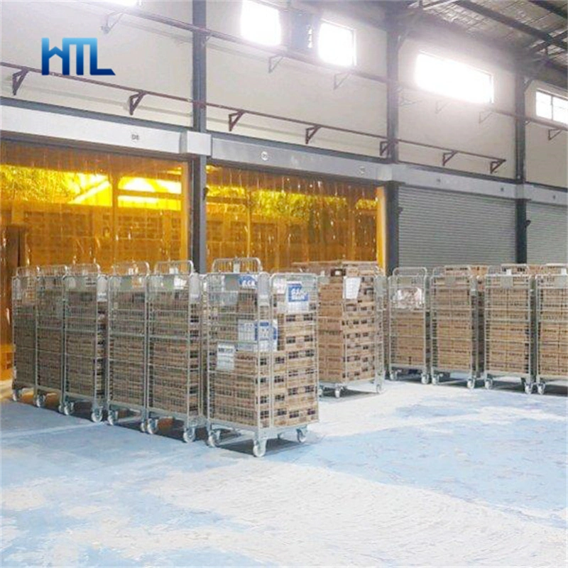 Logistics Industrial Storage Nestable Foldable Mild Steel Rolltianer Roll Contener