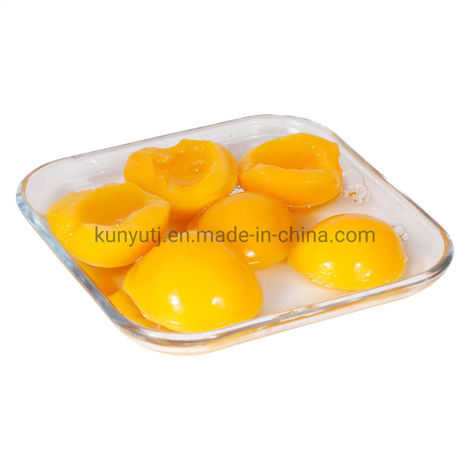 425g Canned Fruit Yellow Peach in Syrup Fresh Yellow Peach for Home Use