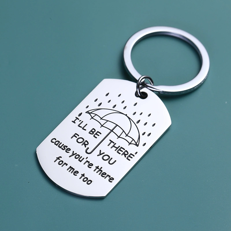 Custom Metal Keychain High quality/High cost performance  Valentines Day Couple Gifts Keychain