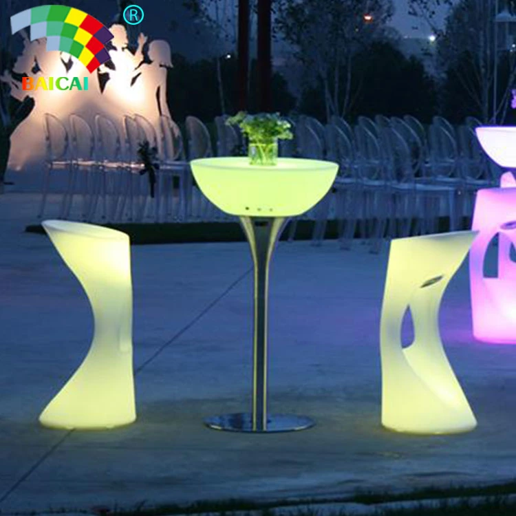 Ночной клуб мебель караоке и мебели садовой мебелью круглый светодиодный индикатор запальной свечи верхней части панели Poseur таблица
