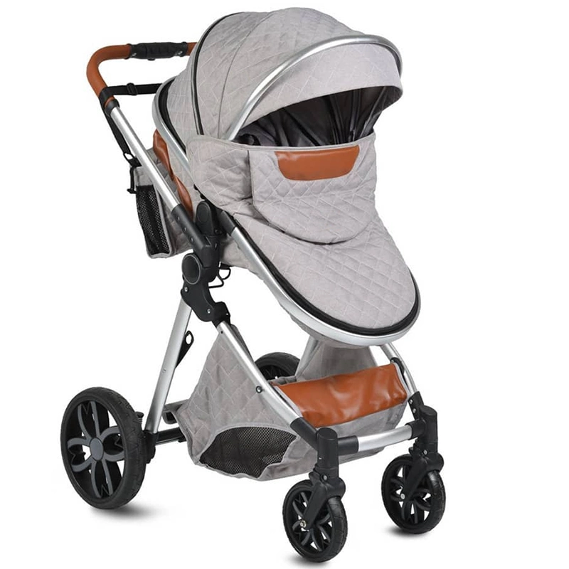 Germany High Quality Customized Frame New Born Baby Sleeping Pram Carry 3 in 1 High View Baby Stroller