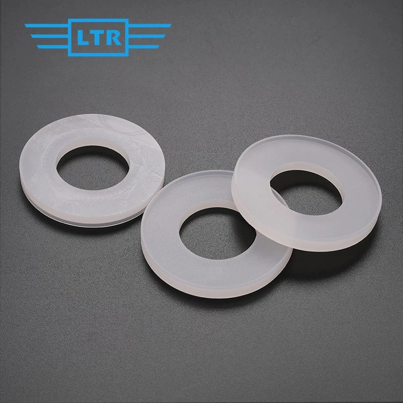 Custom Food Grade Medical Grade Transparent Clear Flat Oring Rubber Gasket Silicone Seal Ring of Different Sizes