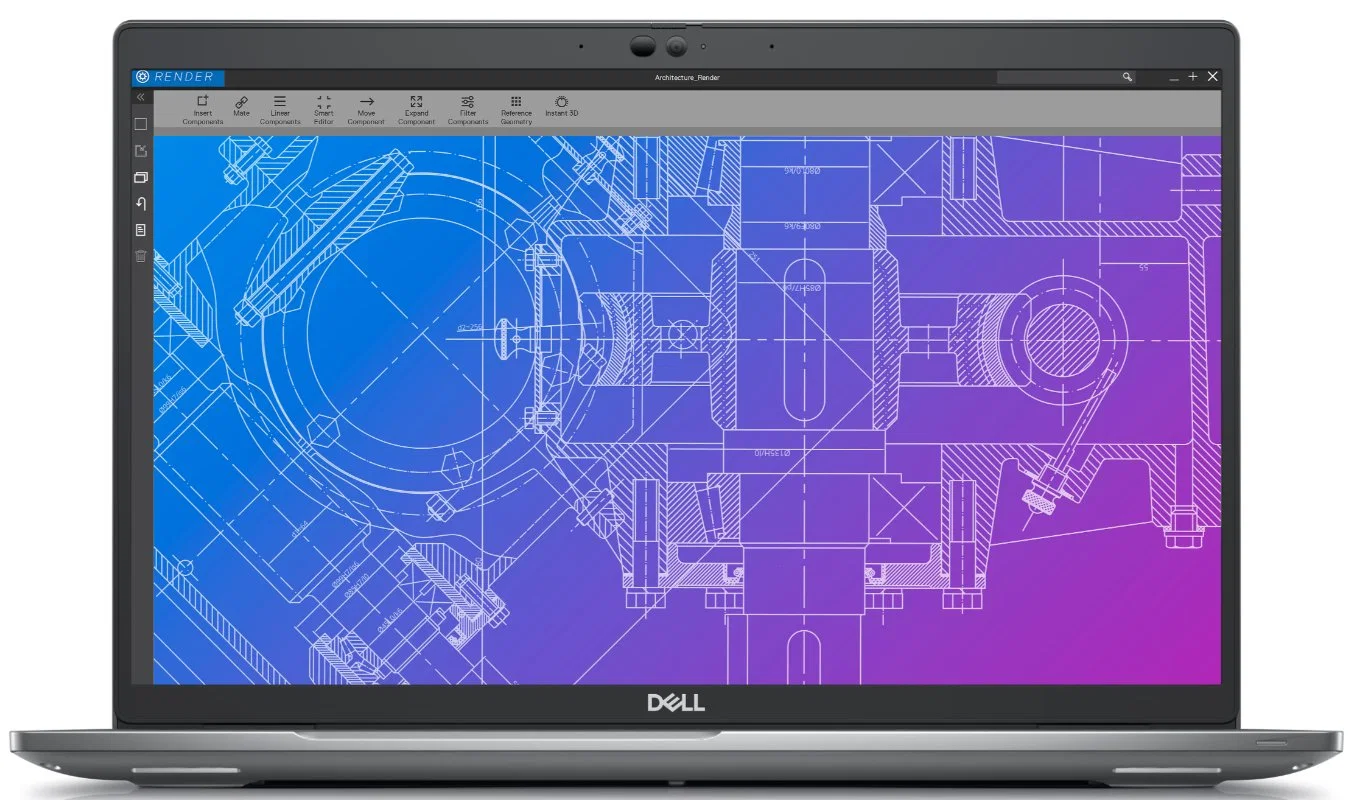 Haut de la qualité de station de travail Dell Precision 3570 Ordinateur portable 16Go de mémoire DDR5 512 Go SSD