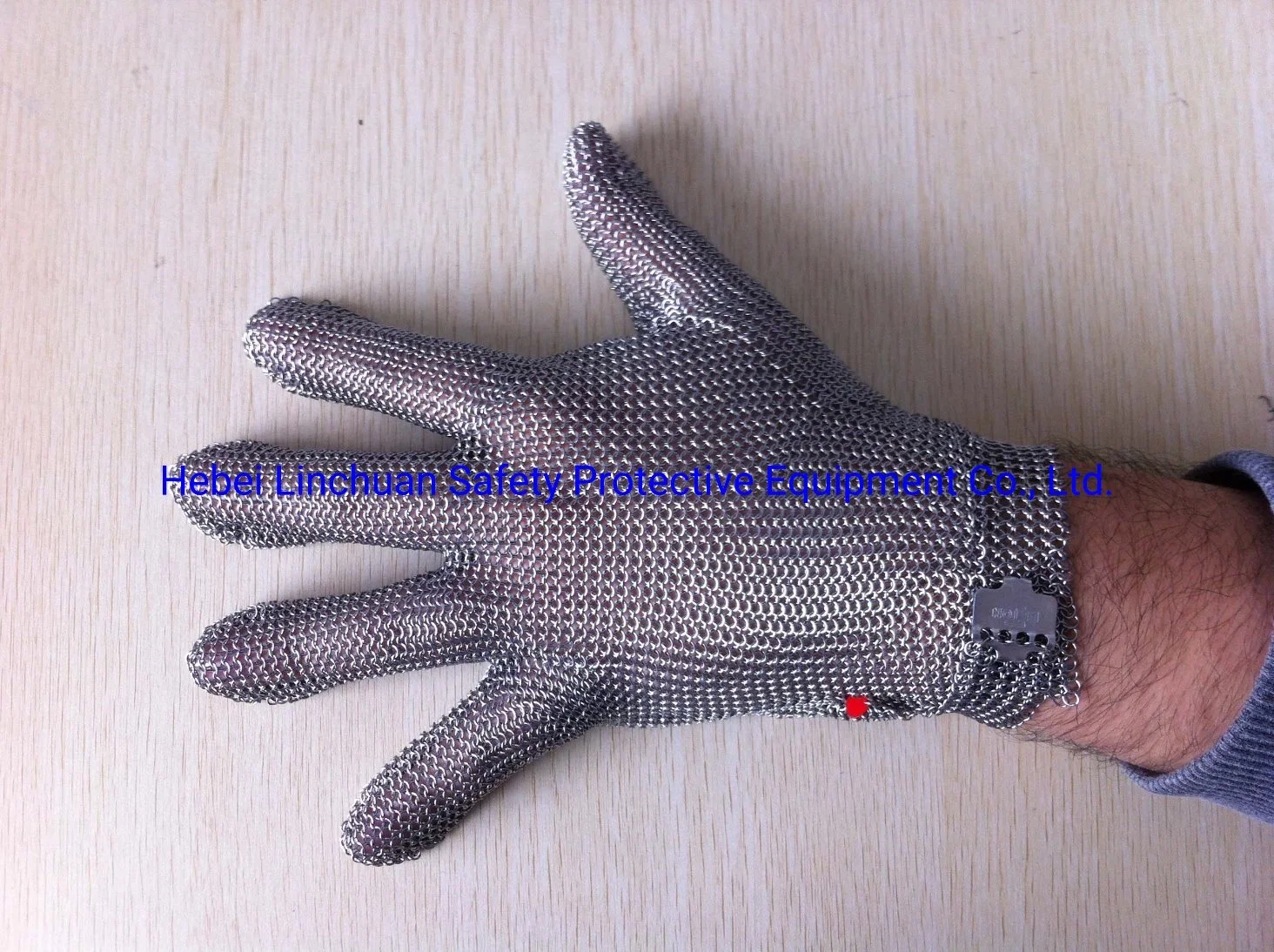 Safety Glove/ Work Glove with Stainless Steel Metal Mesh Chainmail Glove/Stainless Steel Mesh Hand Glove - Work Labor Gloves/ Safety Work Glove