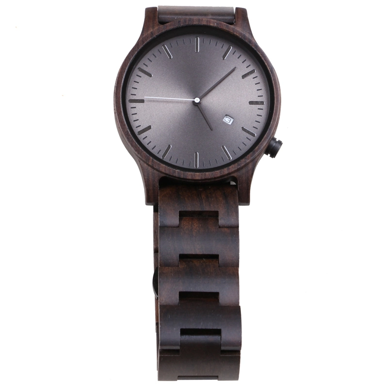 OEM Men&prime;s Watch Wooden Wristwatch of Japan Quartz Movement