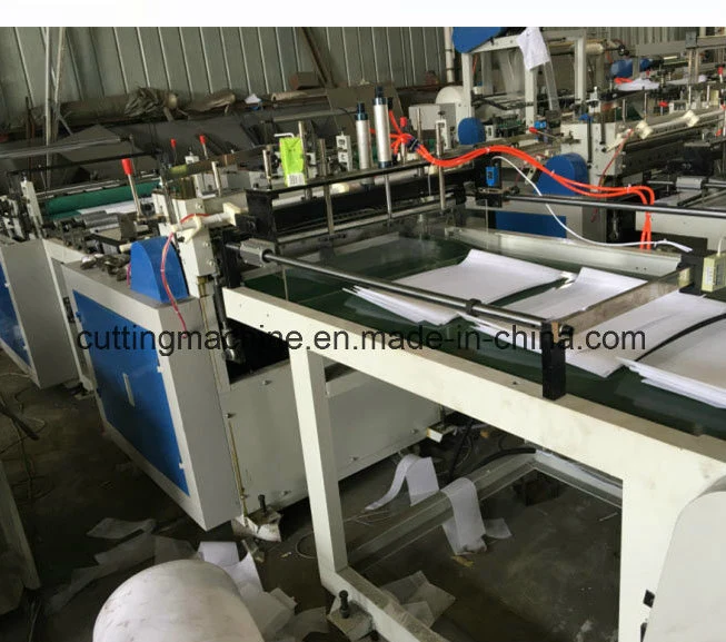 Non Woven Shoe Cabinet Roll to Sheets Cutting Machine with Embossing