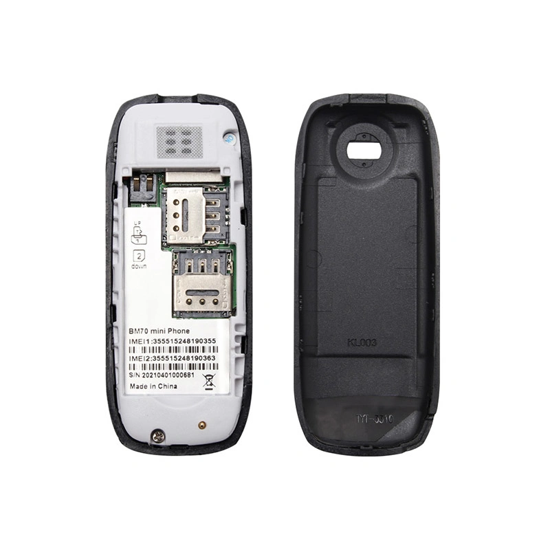 Wholesale/Supplier Bm70 Duos Tiny Size Big Button Keypad Dual SIM Cheap Mini 2g GSM Mobile Phone
