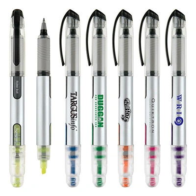 Office Promocional coloridos Eco-Friendly Super Nova Combinação Marca-texto marcador fluorescente do conjunto de canetas