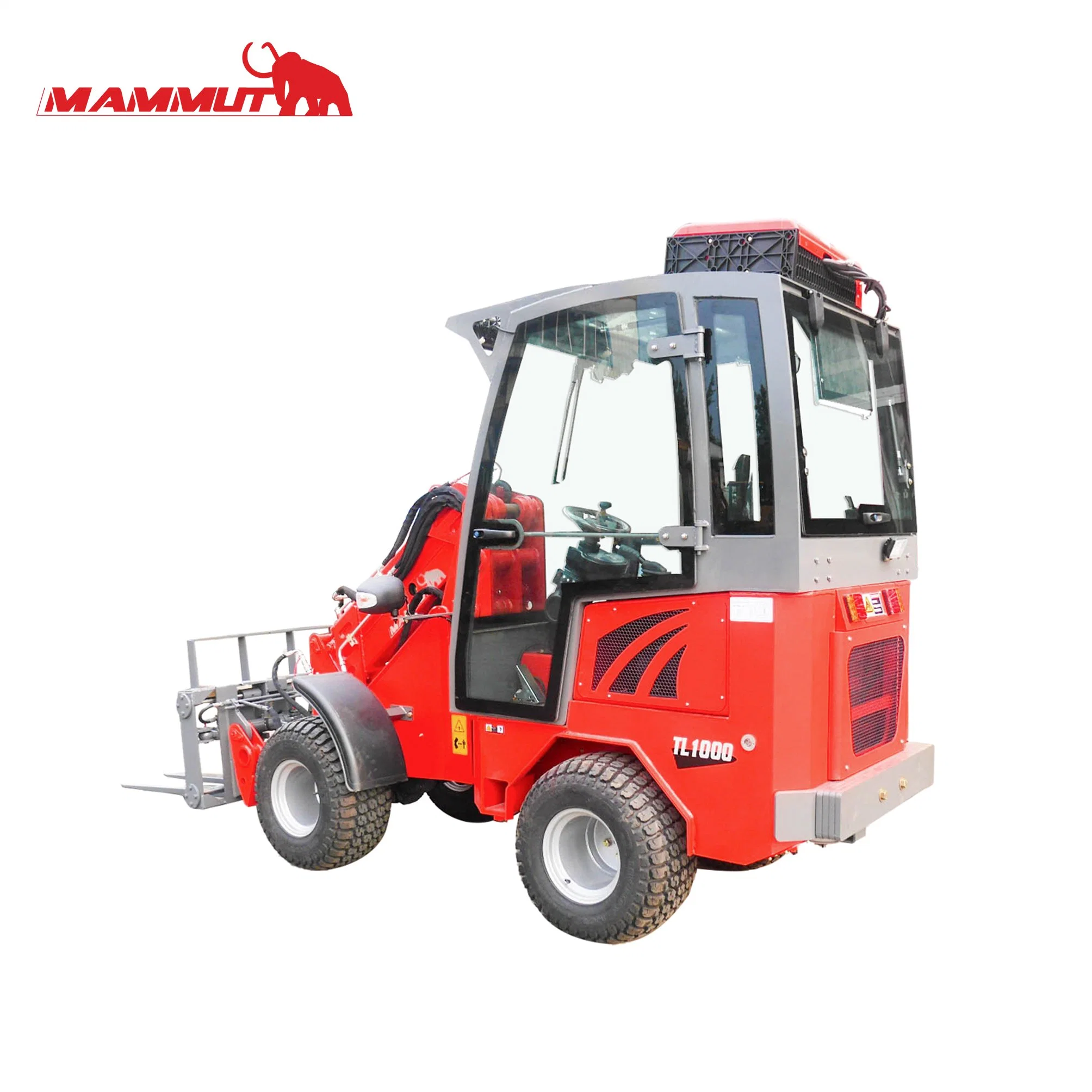 Telescopic Arm Mini Loader Electric Joystick Mini Front End Wheel Loader