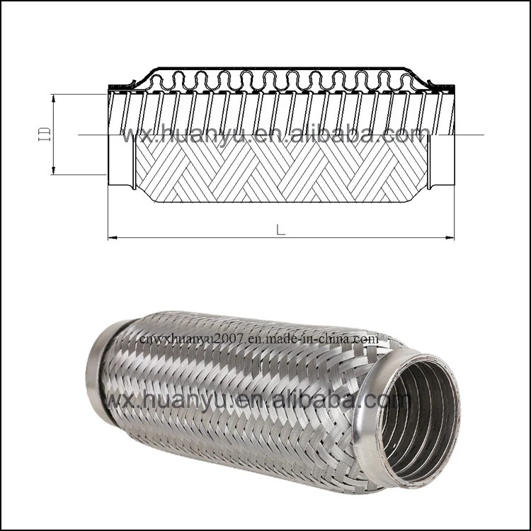 with Interlock Exhaust Flexible Pipe for Auto Parts