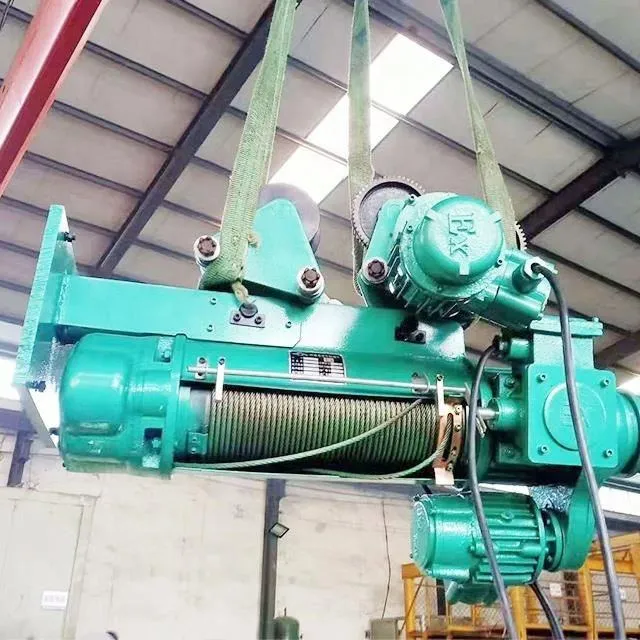 1- 50ton Trolley Crane Electric Hoist / Wire Rope Electric Hoist Lifting Motor