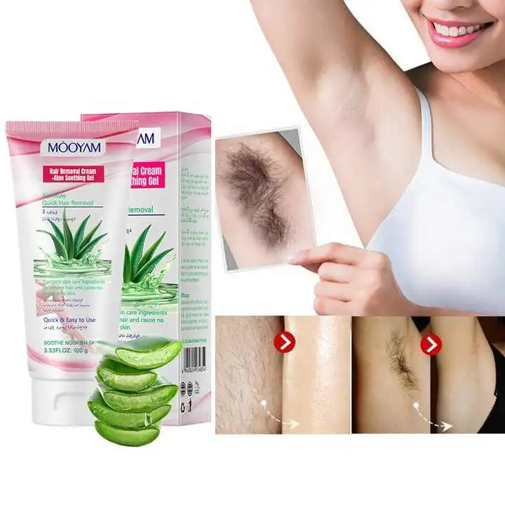 5 Mins Efficiency Full Body Painless Moisturizing Permanent Body Hair Removal Cream