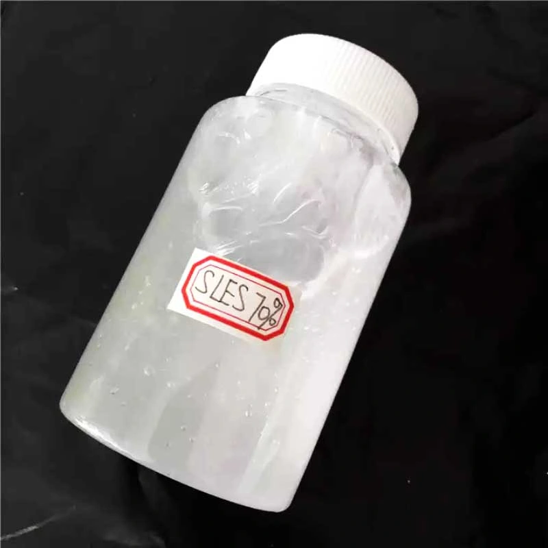 Química detergente SLES AES (lauril éter sulfato de sodio 70%), fabricante de SLES