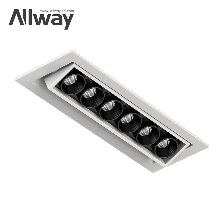 Allway New Arrivals Adjustable Module Frame Moving Head Spot Track Linear Light Indoor LED Downlight