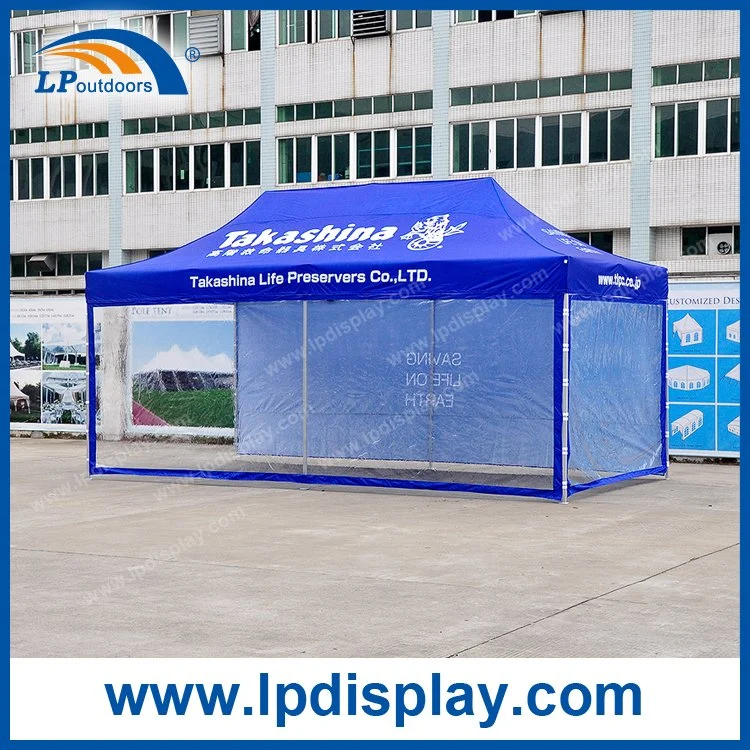 Advertising Canopy Shelter Tent with Clear PVC Window for Events