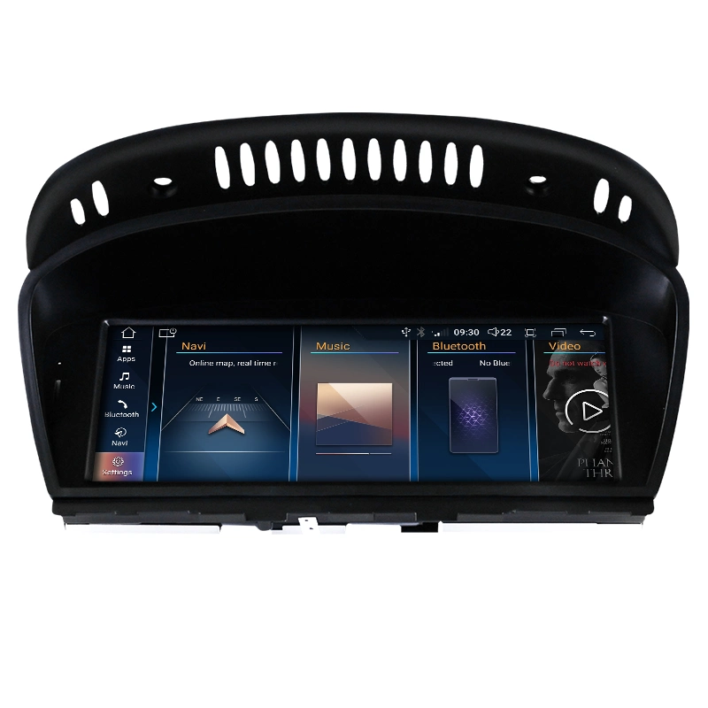 نظام Android نظام السيارة الوسائط المتعددة مشغل BMW E60 E61 E92 راديو بشاشة لمس عالية الدقة بتقنية IPS ونظام تحديد المواقع العالمي (GPS) الملاحة ستريو WiFi 4G SIM