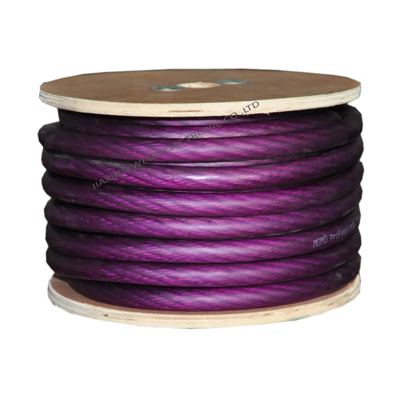 Frosted Transparent Clear Flexible PVC Copper CCA Car Audio Power Battery Wire Cable 0 AWG 2AWG 4AWG 8AWG 0ga 2ga 4ga 6ga 8ga 25 35 50 70 mm