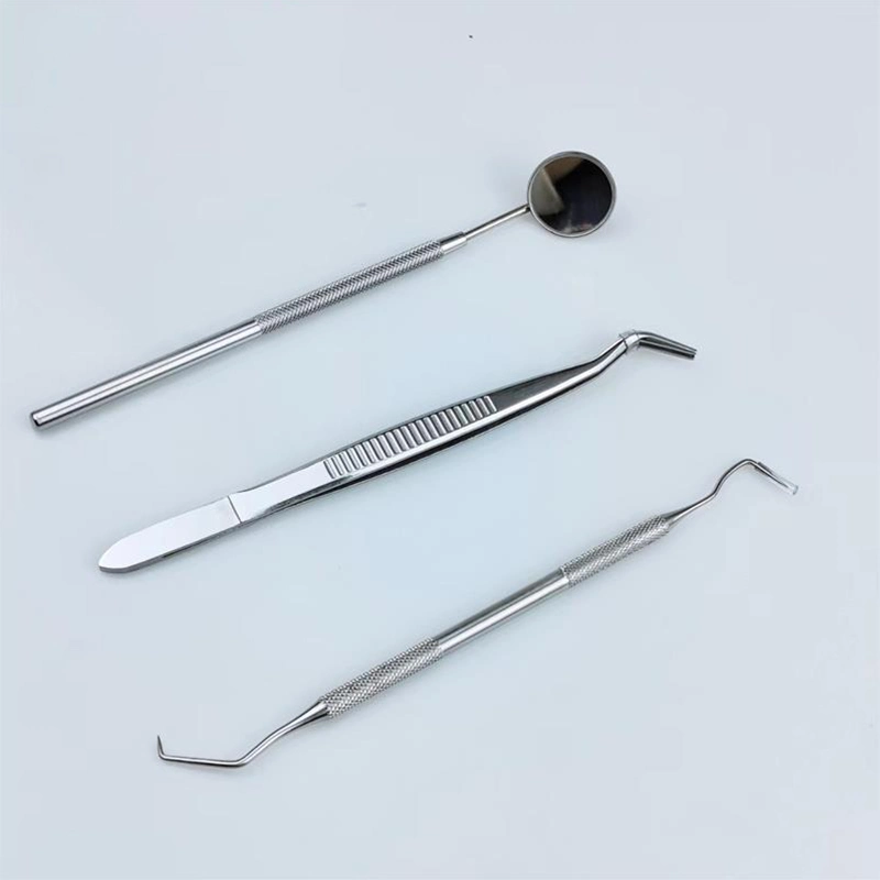 China Supplier Dental Examination Basic Kit Dental Hygiene Oral Care Tool Surgical Instrument Kit