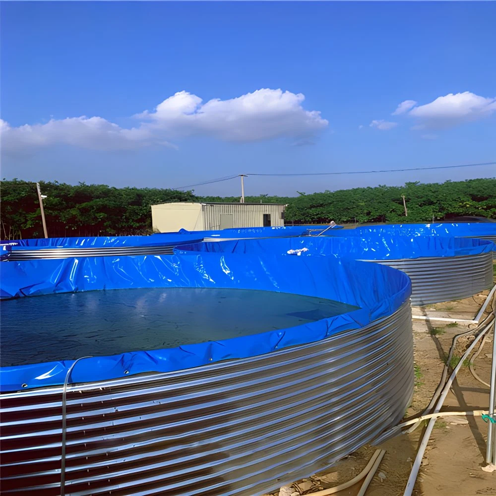 Grands réservoirs à poissons commerciaux de 100000 litres pour irrigation agricole