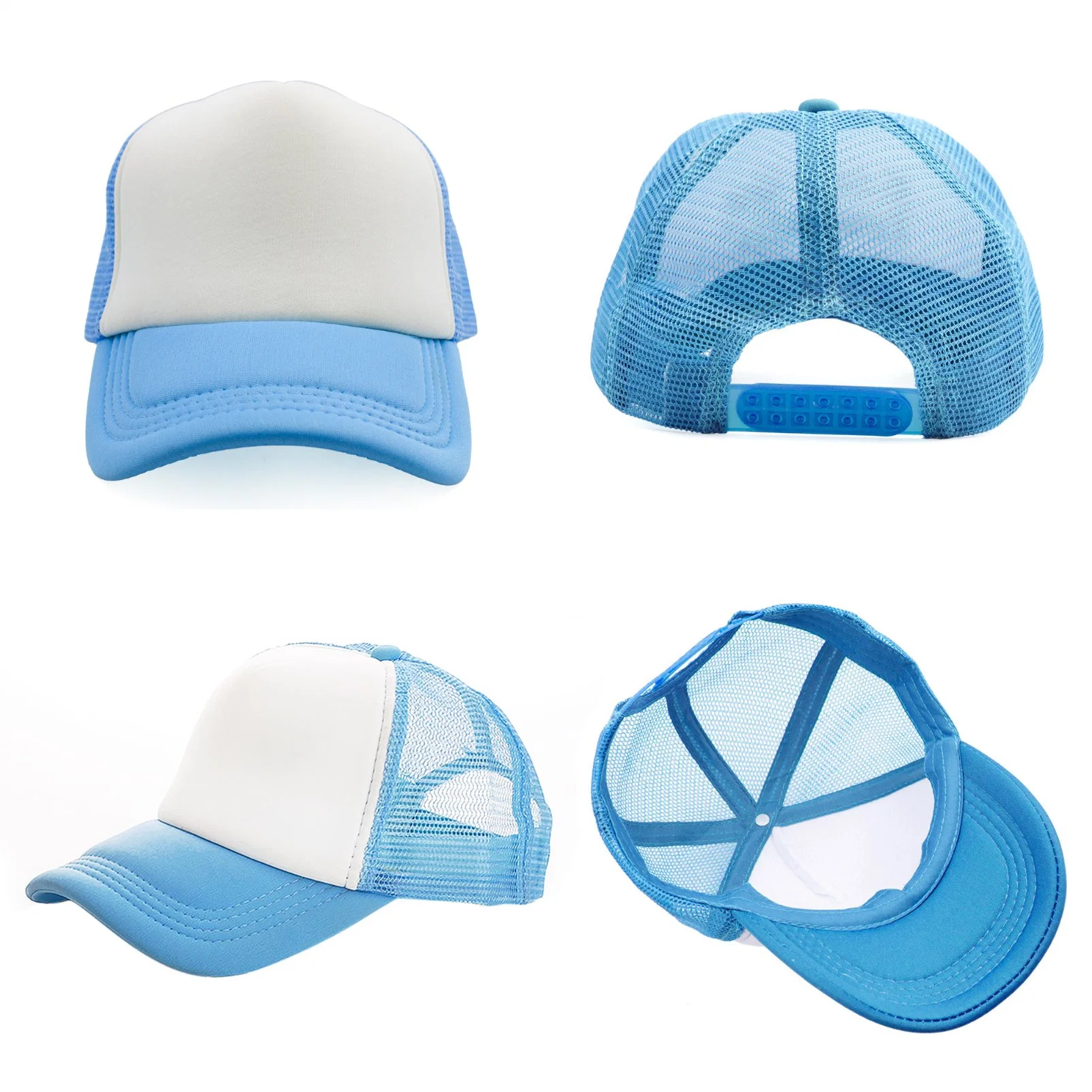 Promotional OEM 5 Panel Baseball Foam Mesh Custom Trucker Caps